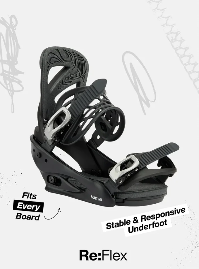 Men’s Burton Cartel Re:Flex Snowboard Bindings